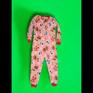 Rudolph Clarice Bumble Fawn Over Me Womens One Piece Dropseat Pajama Set...